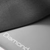 Diamond Fitness Tappetino Studio con Occhielli, dimensioni 140 x 61 x 0,8 cm