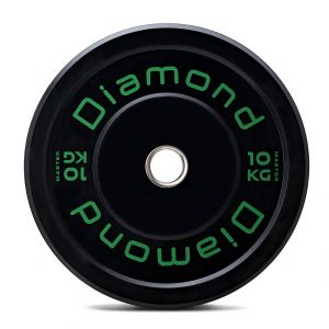 Diamond Fitness Disco Bumper Training Master 10 kg con boccola in acciaio FINE SERIE