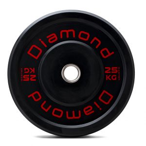 Diamond Fitness Disco Bumper Training Master 25 kg con boccola in acciaio FINE SERIE