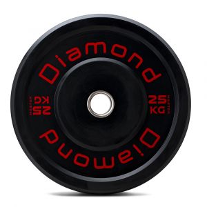 Diamond Disco Bumper Master Nero-Rosso Ø45 cm Peso 25 kg