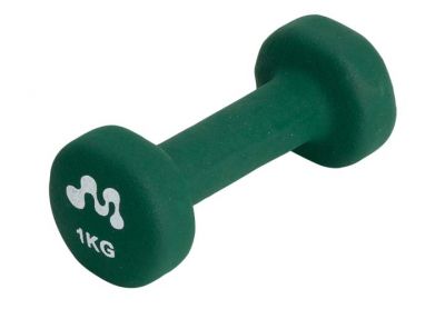 Movi Fitness Manubrio in Neoprene da 1 kg, colore verde