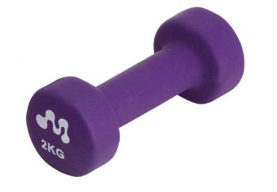 Movi Fitness Manubrio in Neoprene da 2 kg, colore viola