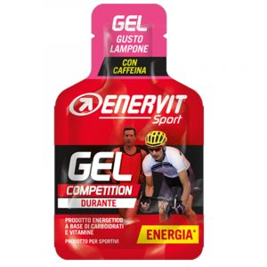 Enervit Sport Gel Competition mini-pack da 25 ml lampone - Energetico liquido - scadenza 02/07/2023