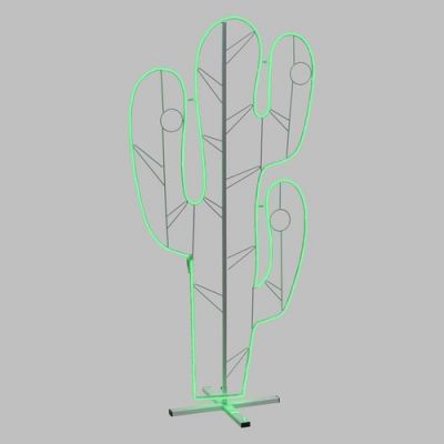 Lotti Cactus SMD Neon 24V 480 LED 4m+H120cm - Decorazioni Giardino