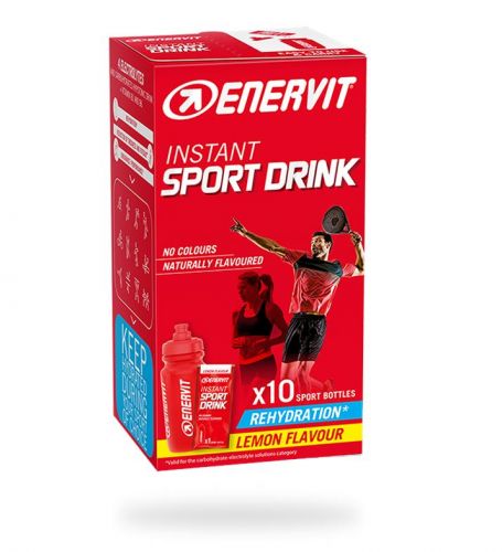 Enervit Instant Sport Drink Limone 10 bustex16 g - Bevanda ipotonica istantanea