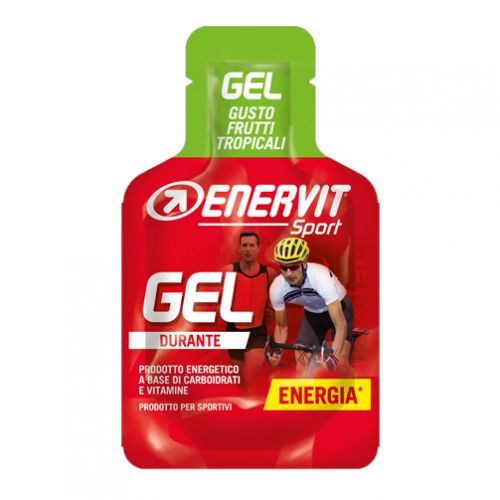 Enervit Sport Gel mini-pack da 25 ml frutti tropicali - Energetico liquidi - scadenza 28/09/2023