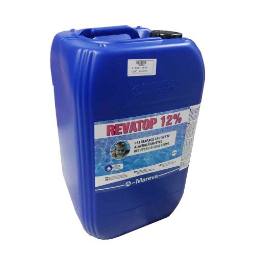 REVATOP 12% Tanica da 20 kg - Ossigeno attivo liquido per disinfezione piscine