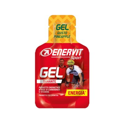 Enervit Sport Gel mini-pack 25 ml, pineapple - Energetico con carboidrati e vitamine - SCADENZA 07/09/2023