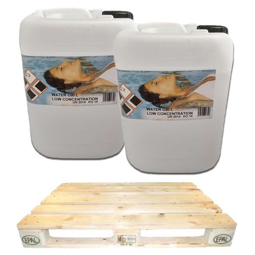 Water Oxi Low Concentration Kit Maxi Risparmio con 20 taniche da 10 kg - Ossigeno attivo al 12%