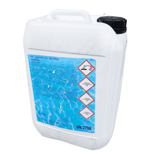 Brenntag PH- Liquido 14% in tanica da 10 kg - Riduttore di pH per piscina