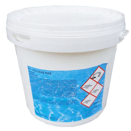 Brenntag PH- Polvere in secchio da 5 kg - Riduttore di pH per piscina