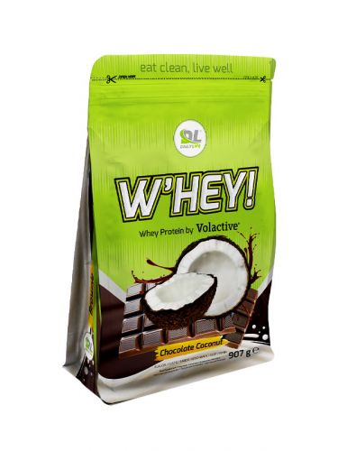 DL W’HEY! WHEY PROTEIN VOLACTIVE - Coconut Chocolate 907gr - Proteine in polvere - scadenza 29/02/2024