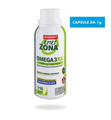 Enerzona Omega 3 RX 110 cps da 1g - Integratore a base di acidi grassi omega 3 