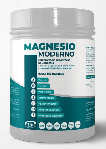 EthicSport Magnesio Moderno 300 G - Magnesio innovativo ad alto dosaggio e ad elevata efficienza