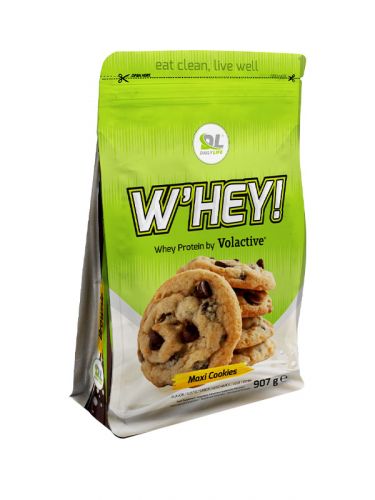 DL W’HEY! WHEY PROTEIN VOLACTIVE Maxi Cookies 907gr - Proteine in polvere - scadenza 31/07/2024
