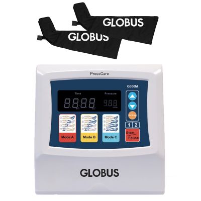 Globus Presscare G300M-2 - Kit Pressoterapia con 2 Gambali Taglia L