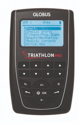 Globus Triathlon Pro - Elettrostimolatore a 4 Canali con 424 Programmi