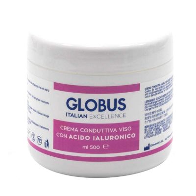 Globus Crema Conduttiva Viso con Acido Ialuronico in Barattolo da 500 ml