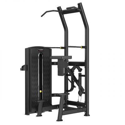 Toorx Assisted Pull Up, Chin Up, Dip Plx-4900 con pacco pesi da 120 kg