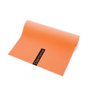 Diamond Tappetino Yoga in PVC 173 x 60 x 0,4 cm arancio
