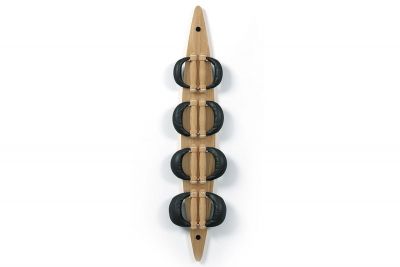 NOHRD Swing Board Quercia - Supporto a parete in legno dotato di 4 coppie di Swingbells 2, 4, 6, 8 kg