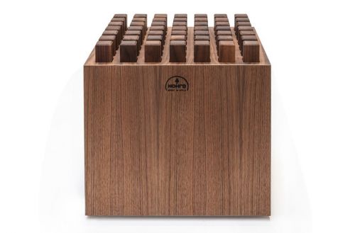 NOHRD HedgeHock Noce - Seduta ergonomica a 49 cubi di legno flottanti singolarmente